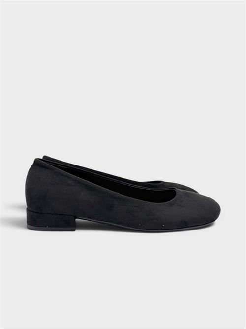 Ballerina tonda in camoscio nero IL LACCIO | 2353012CAMOSCIONERO